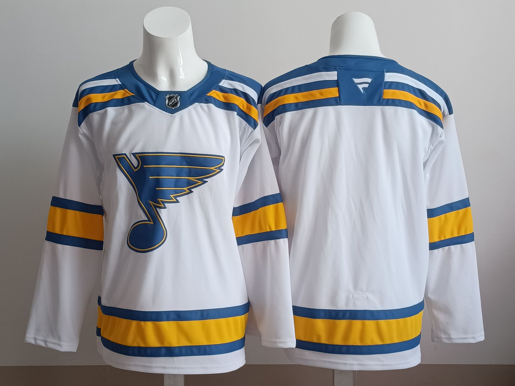 Men 2025 St.Louis Blues Blank White NHL Jersey style 01->st.louis blues->NHL Jersey